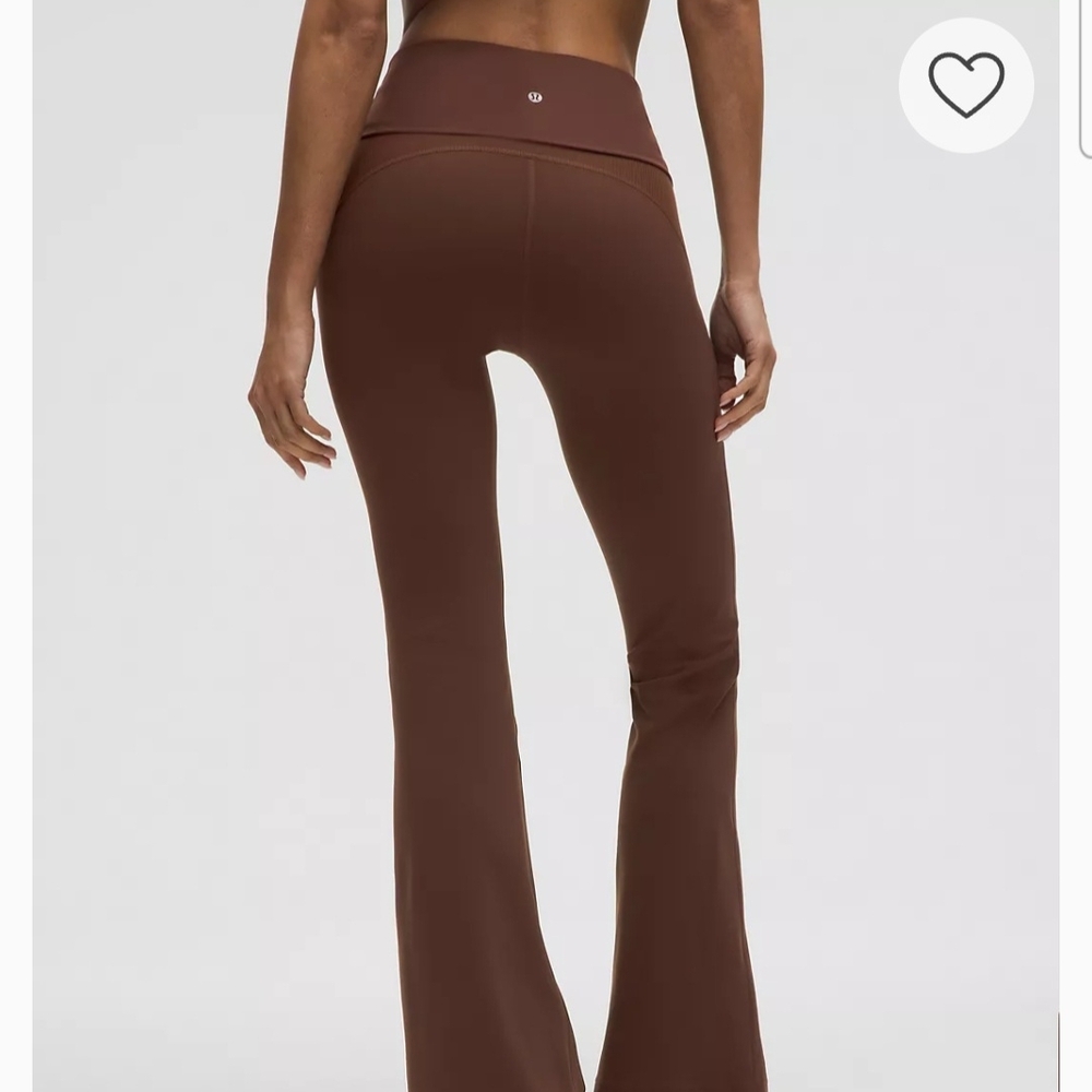 lululemon athletica Brown Flare Pants NEW Long Length